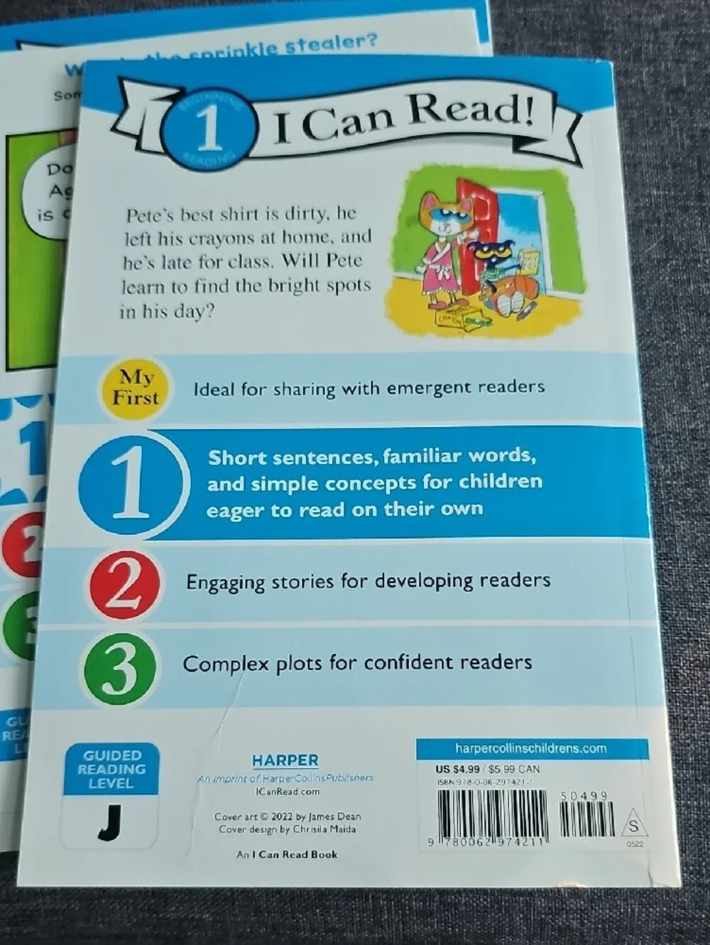 Pete the Cat I Love My Buttons Game 3 Book Set Educational Boy Girl Toddler
